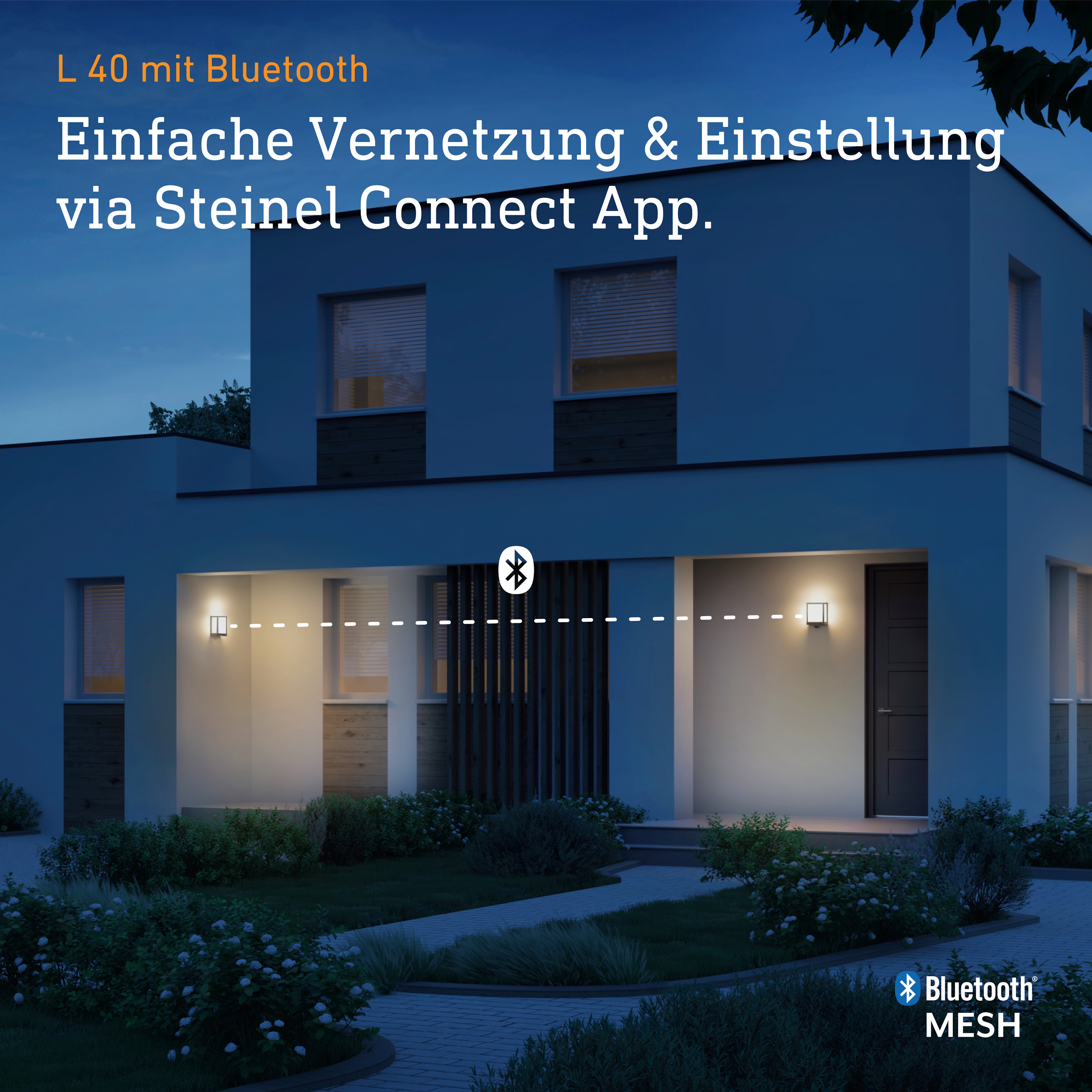 Steinel L 40 SC mit Bewegungsmelder & Bluetooth