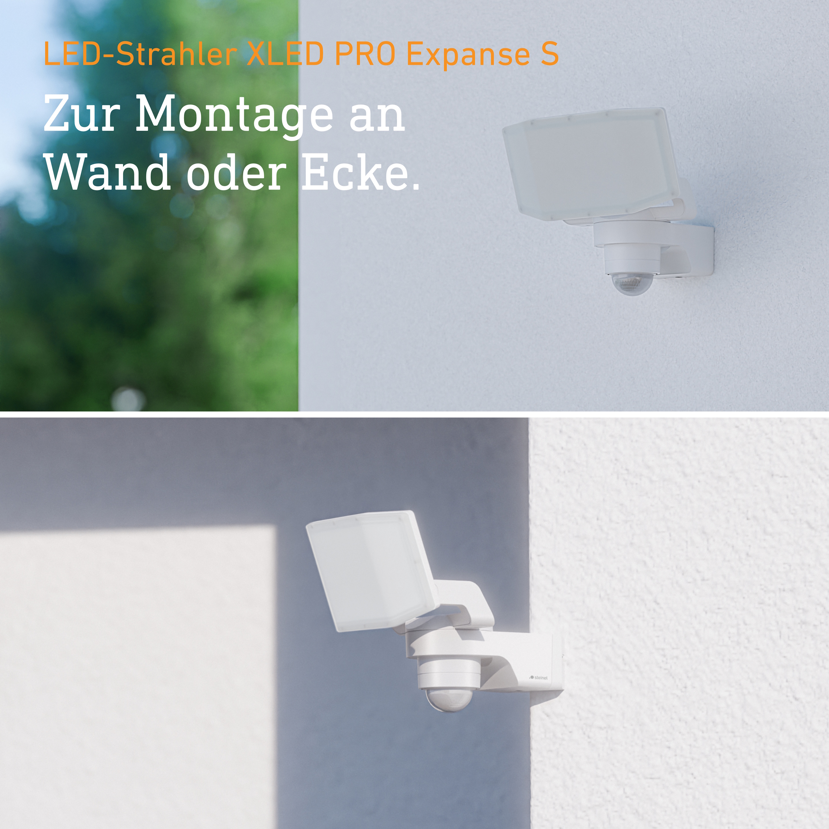Steinel XLED PRO Expanse S mit Bewegungsmelder - weiss
