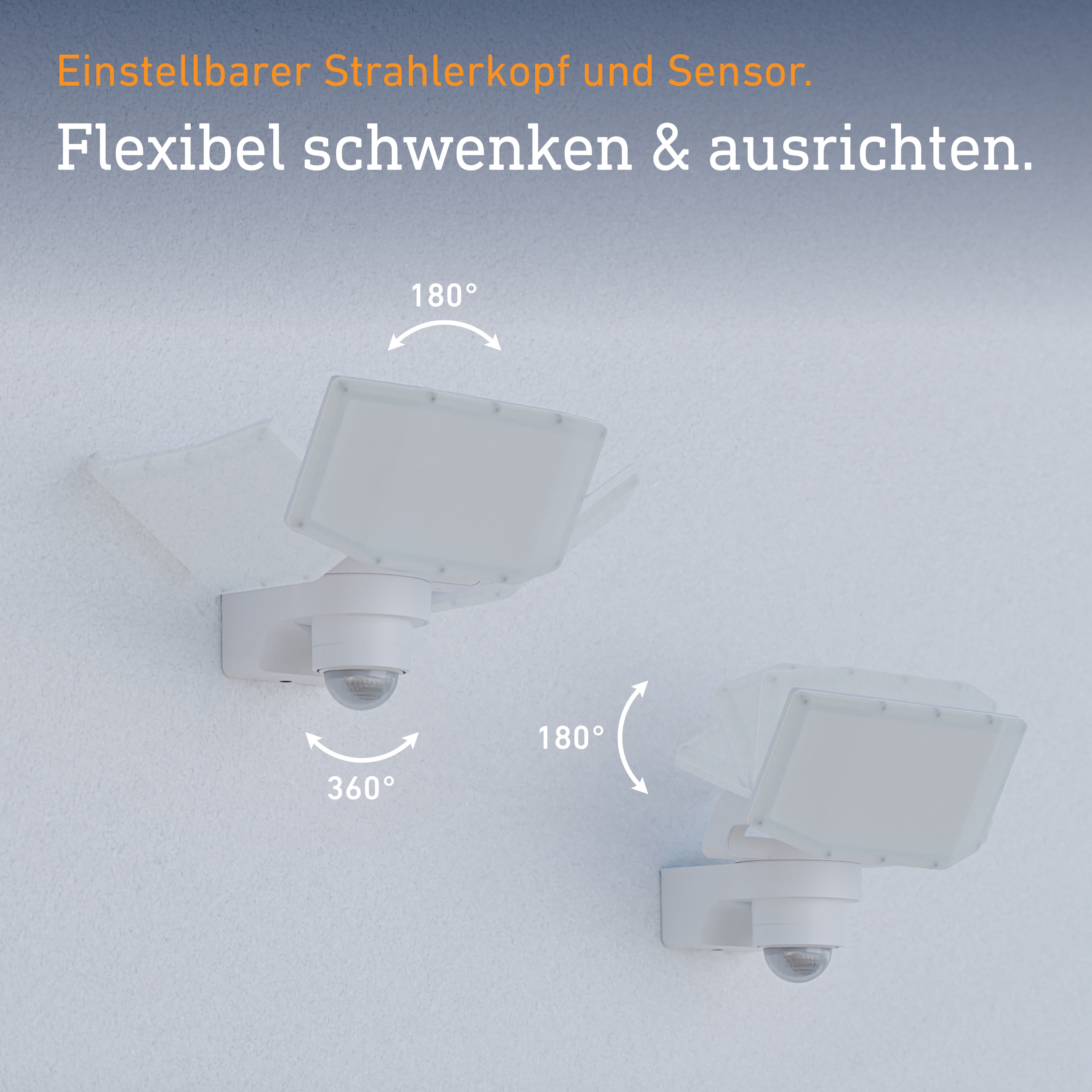 Steinel XLED PRO Expanse S mit Bewegungsmelder - weiss
