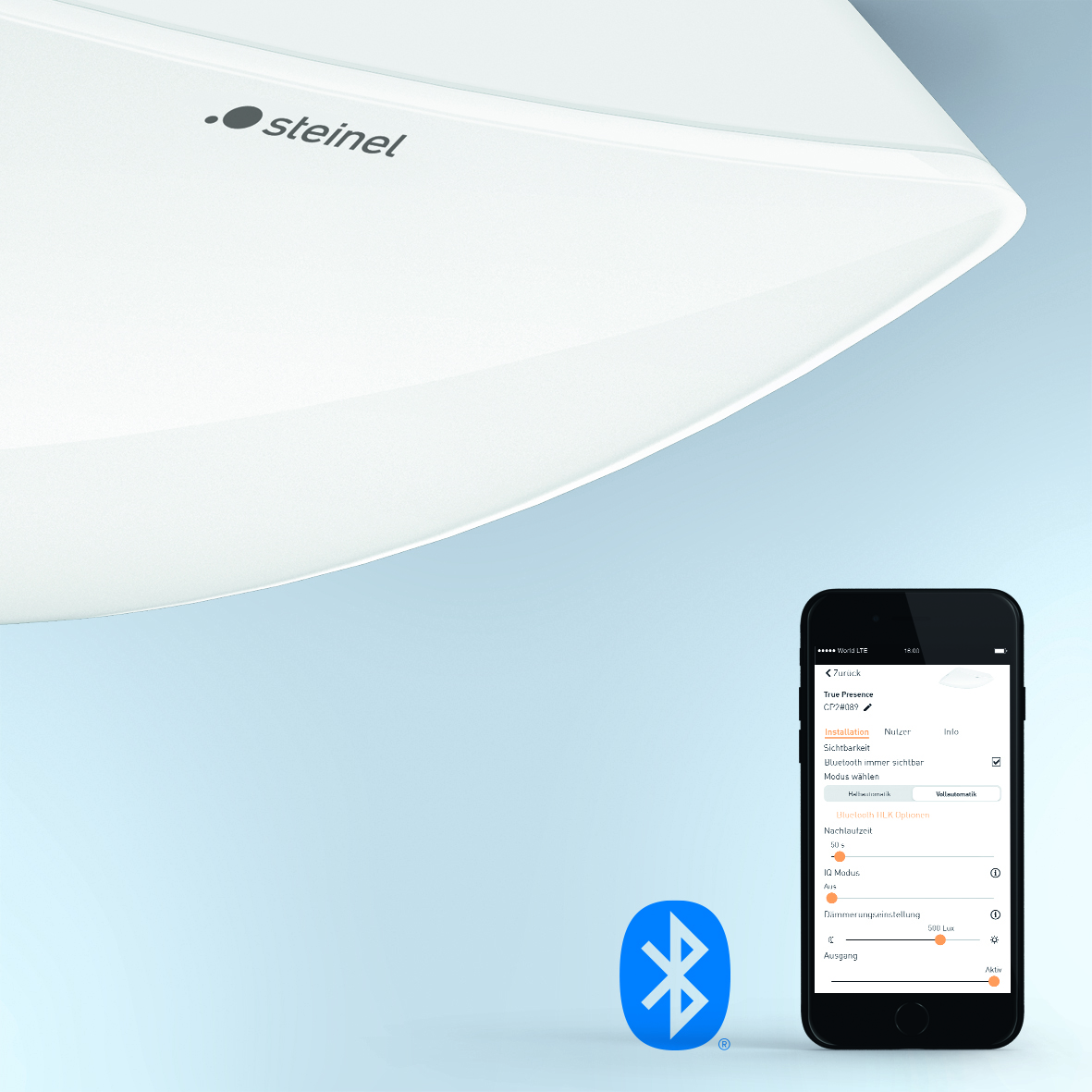 Vernetzbar und Einstellbar via Bluetooth